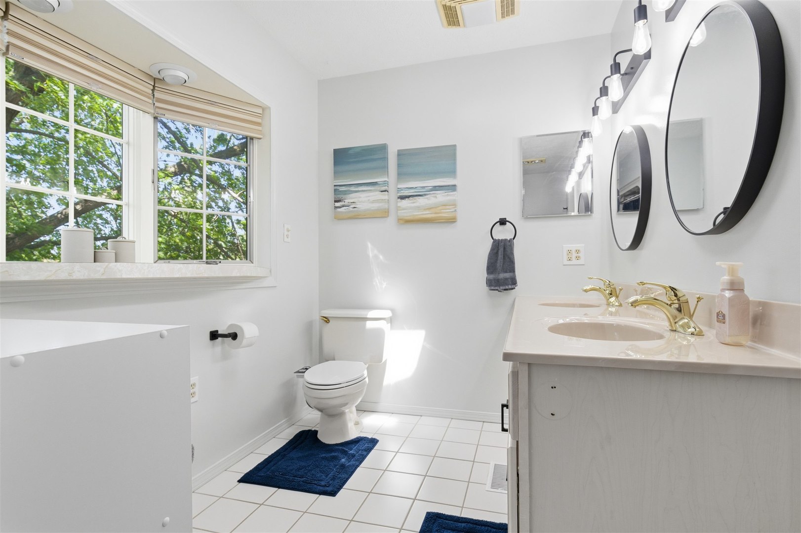501 Augustine Way Normal, IL 61761 - Photo 28 of 43 a bathroom with a sink toilet and a mirror