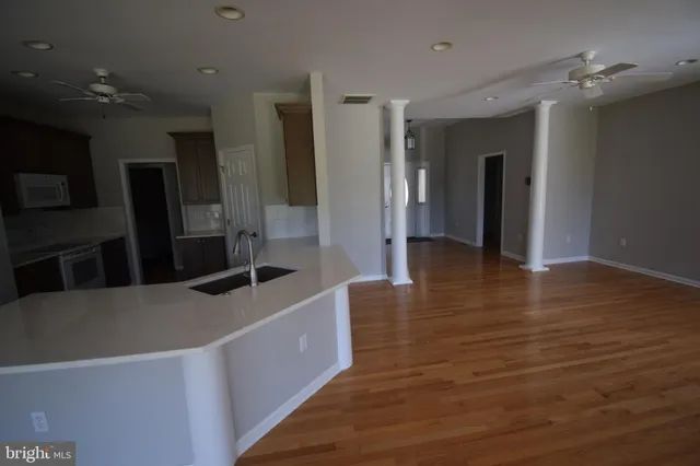 a view of a living room