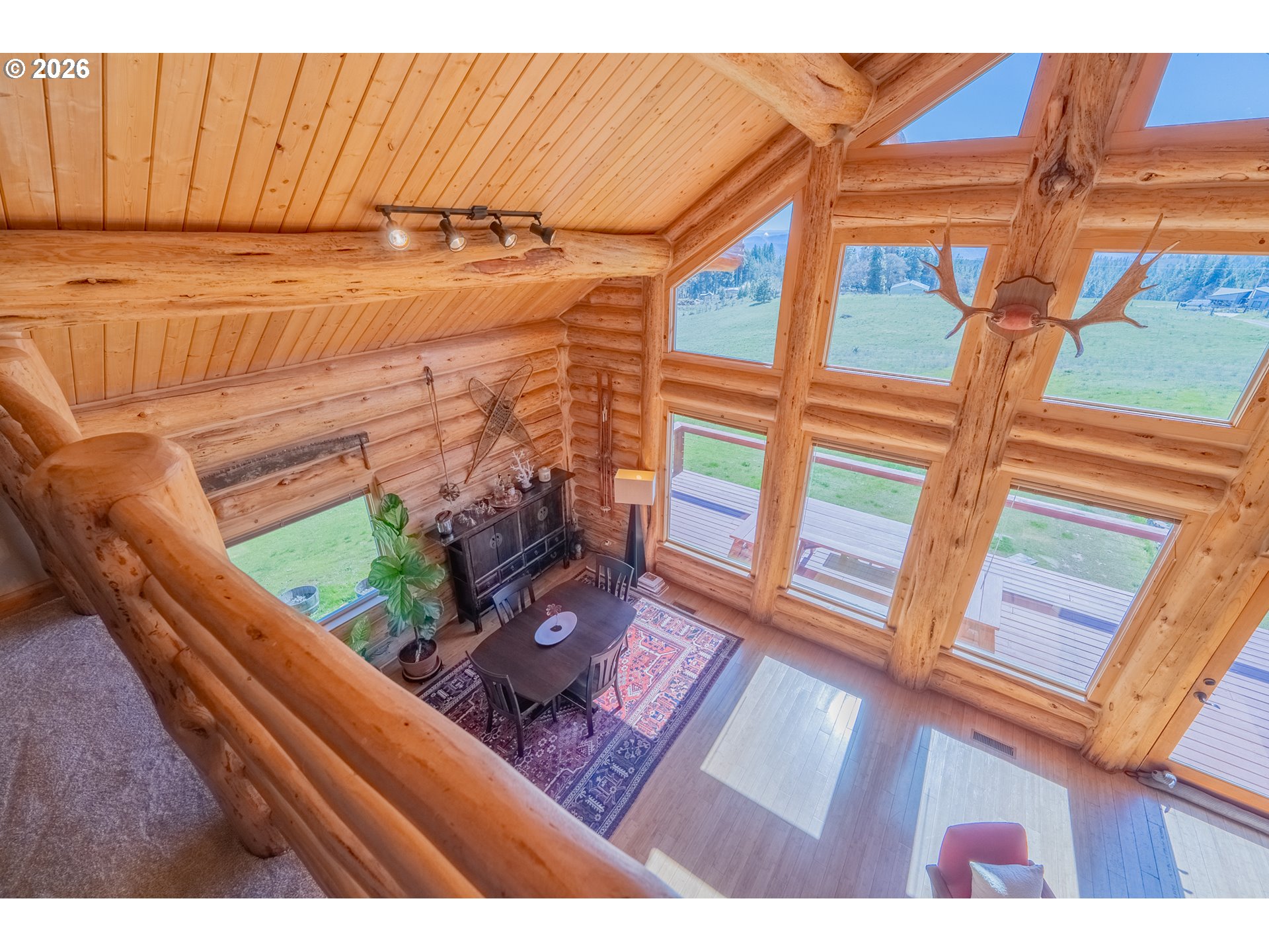 6 Justin Road Lyle, WA 98635 - Photo 19 of 46 a view of living room with furniture and a floor to ceiling window