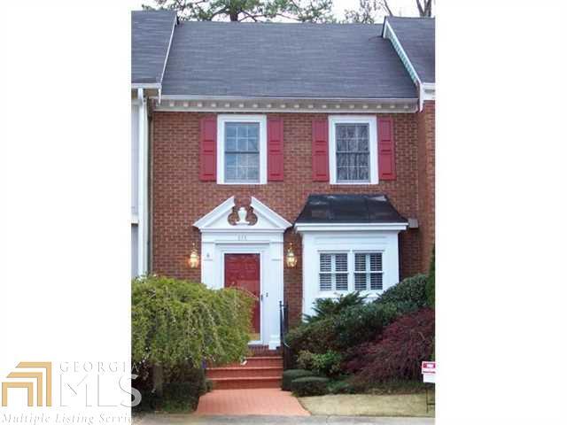 215 Brantley Road Sandy Springs, GA 30350 - Photo 1 of 1 Paver walkway and steps with brick porch and front. Charming box bay window from kitchen