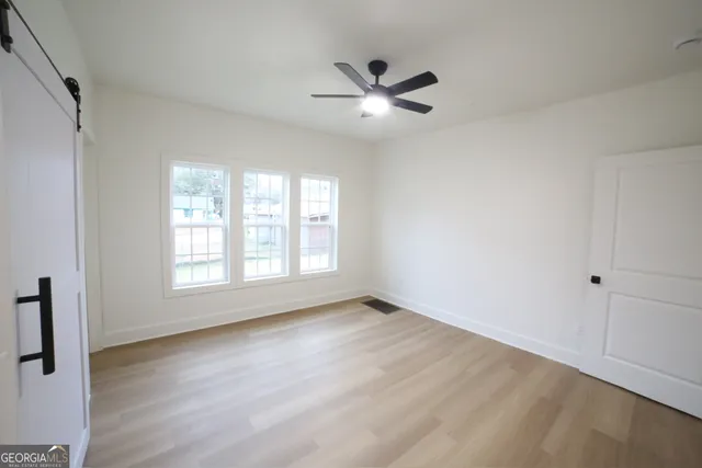 wooden floor in an empty room