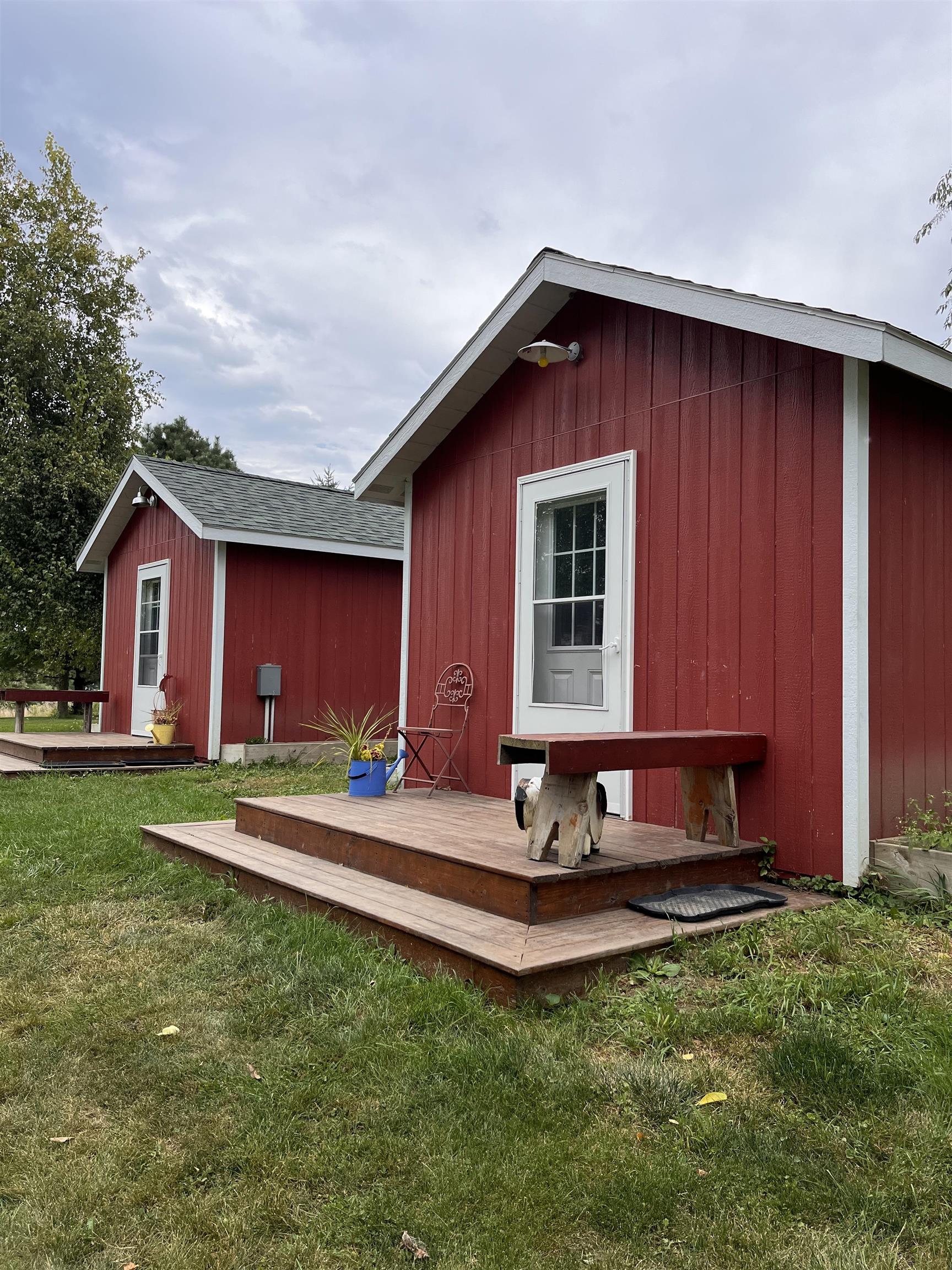 115 Windmill Road Elizabeth, IL 61028 - Photo 74 of 82 a view of backyard with wooden fence and large trees