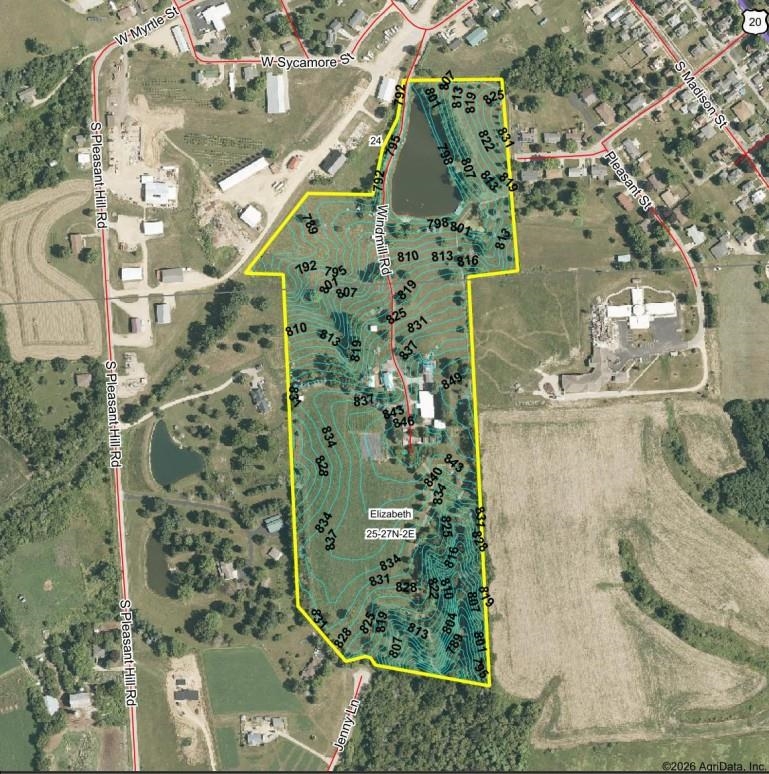 115 Windmill Road Elizabeth, IL 61028 - Photo 81 of 82 an aerial view of a residential houses with outdoor space