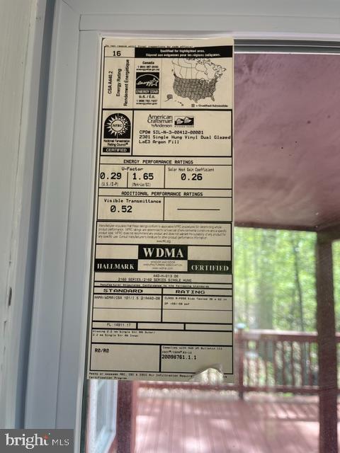 293 Old Sawmill Road Front Royal, VA 22630 - Photo 66 of 68 Window Info Installed 2013