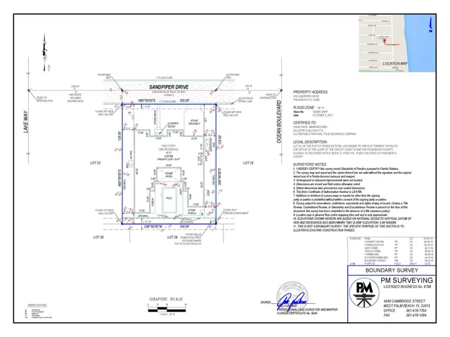 $12,950,000 | 216 Sandpiper Drive, Palm Beach, FL 33480