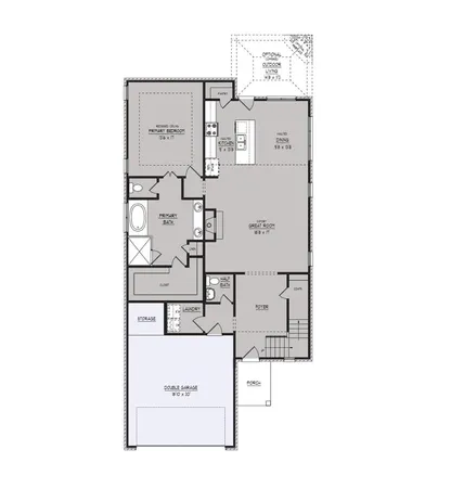 a picture of a floor plan