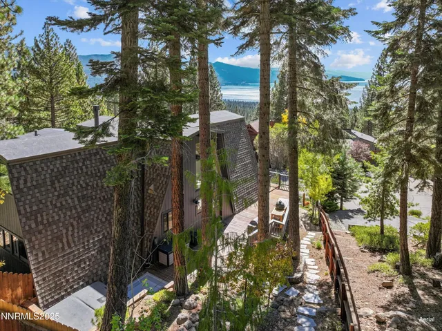 a view of a pathway of a park