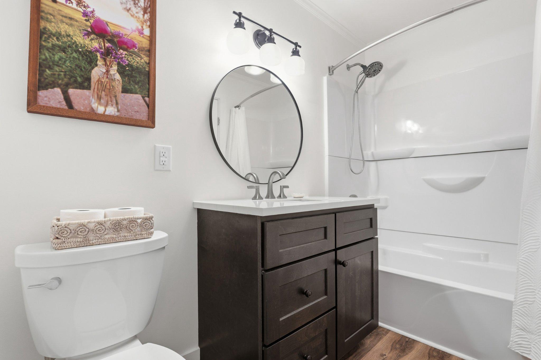2246 Prospect Church Road Harrington, DE 19952 - Photo 16 of 47 a bathroom with a sink mirror vanity and toilet