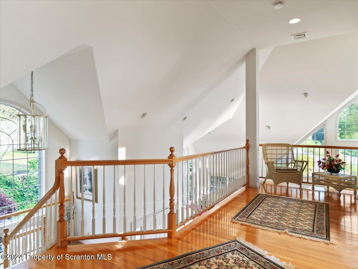 218 Point Road Lake Winola, PA 18419 - Photo 15 of 65 a view of hallway with wooden floor
