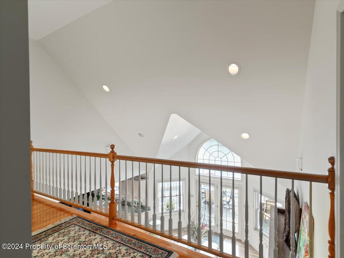 218 Point Road Lake Winola, PA 18419 - Photo 39 of 65 a view of staircase with rug floor