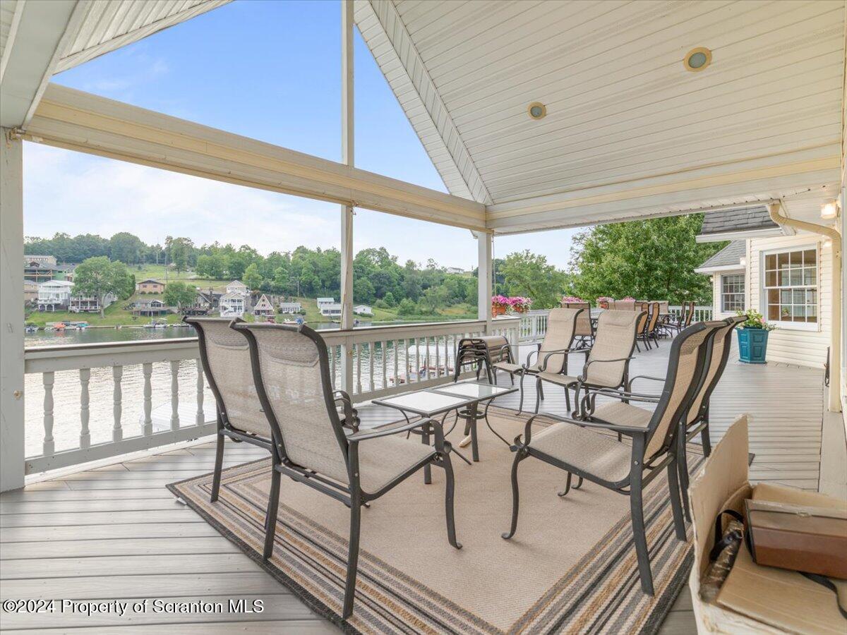 218 Point Road Lake Winola, PA 18419 - Photo 6 of 65 a view of a two chairs in the roof deck