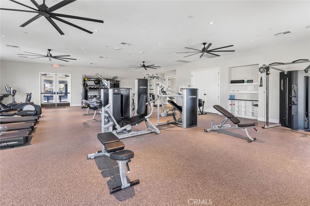 32037 Sedge Way Temecula, CA 92591 - Photo 51 of 61 a view of a room with gym equipment