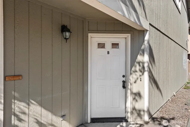 a view of a front door