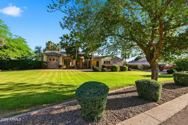 a room with furniture and a view of bathroom