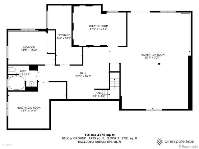 a picture of floor plan