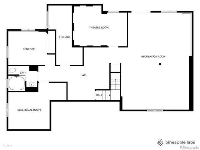 a picture of floor plan