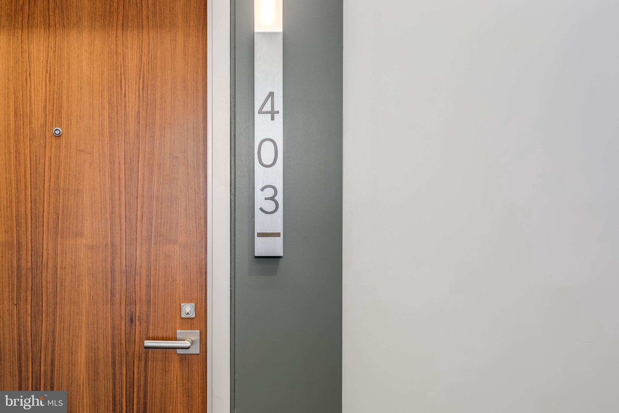 525 Water Street Southwest, Unit 403 Washington, DC 20024 - Photo 2 of 35 a close up view of a door