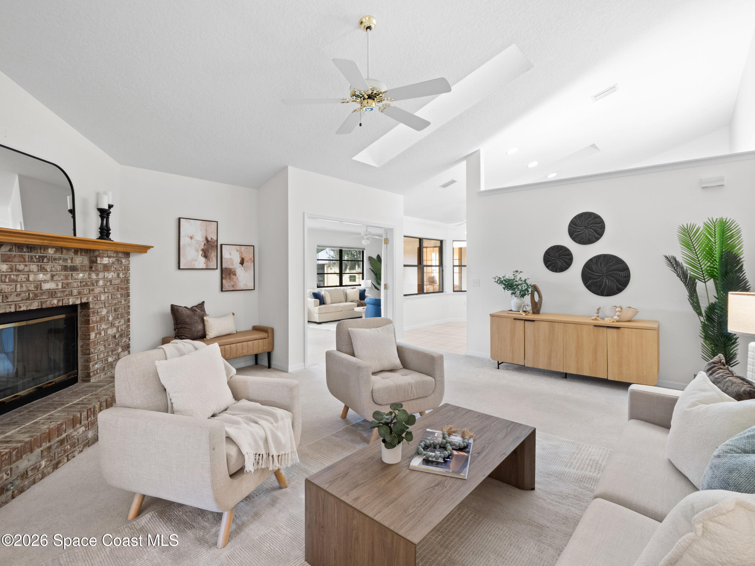 3105 Diamond Road Titusville, FL 32796 - Photo 13 of 53 Cozy Fireplace Living