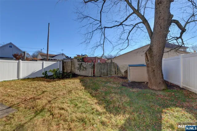 a backyard of a house