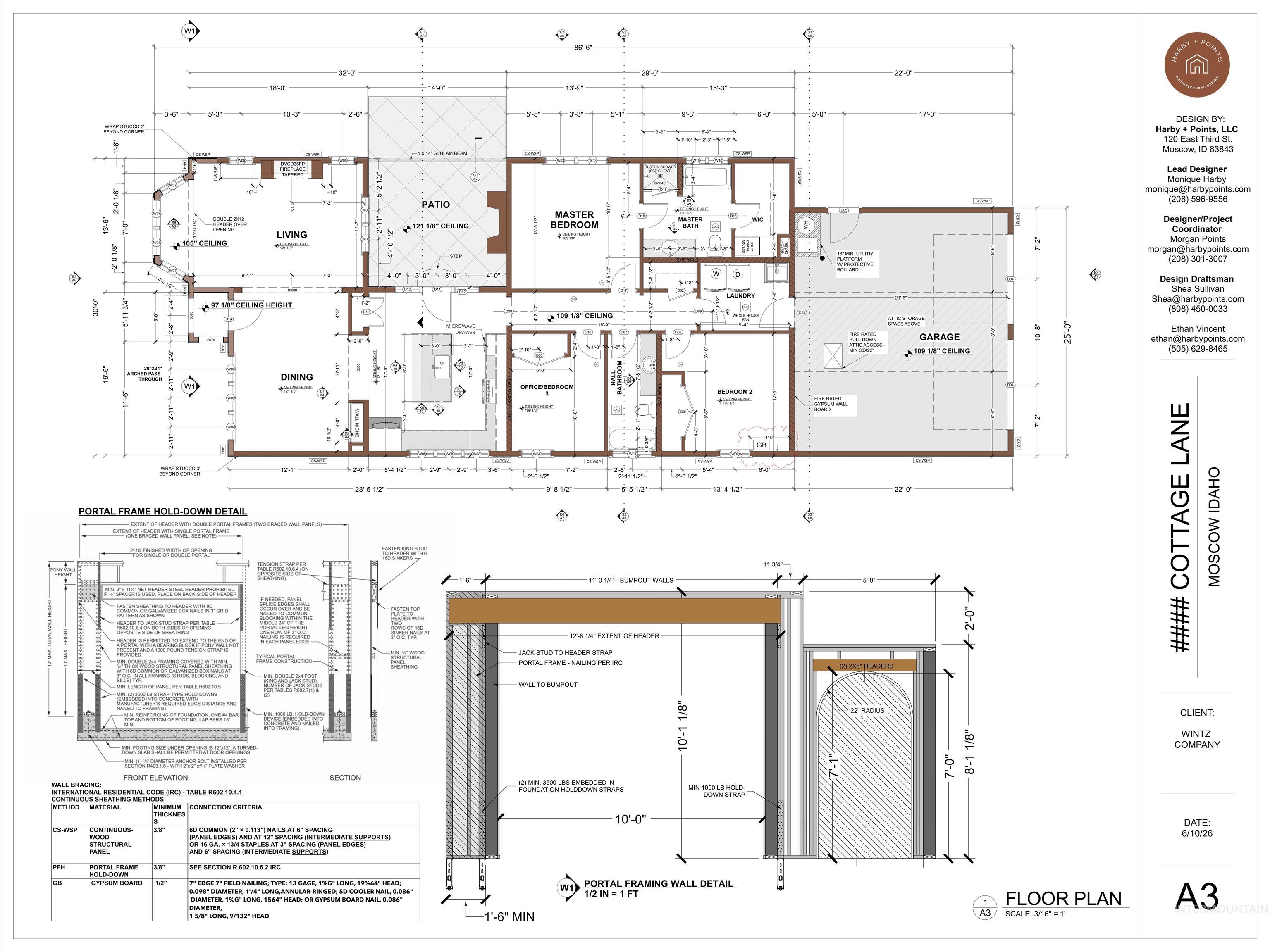 1463 Cottage Lane Moscow, ID 83843 - Photo 22 of 23 Floor plan