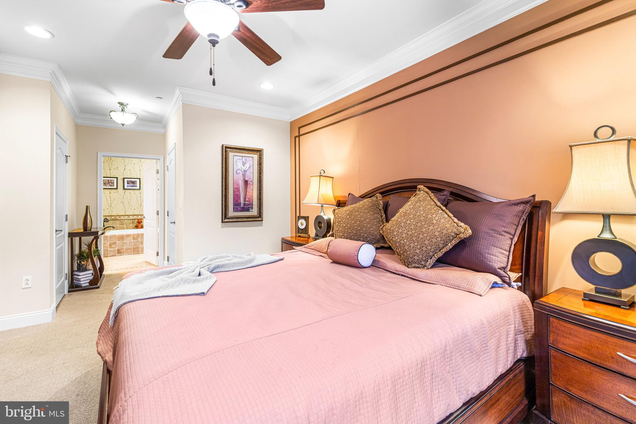 227 Carson Terrace Huntingdon Valley, PA 19006 - Photo 15 of 32 a bedroom with a bed and painting on the wall