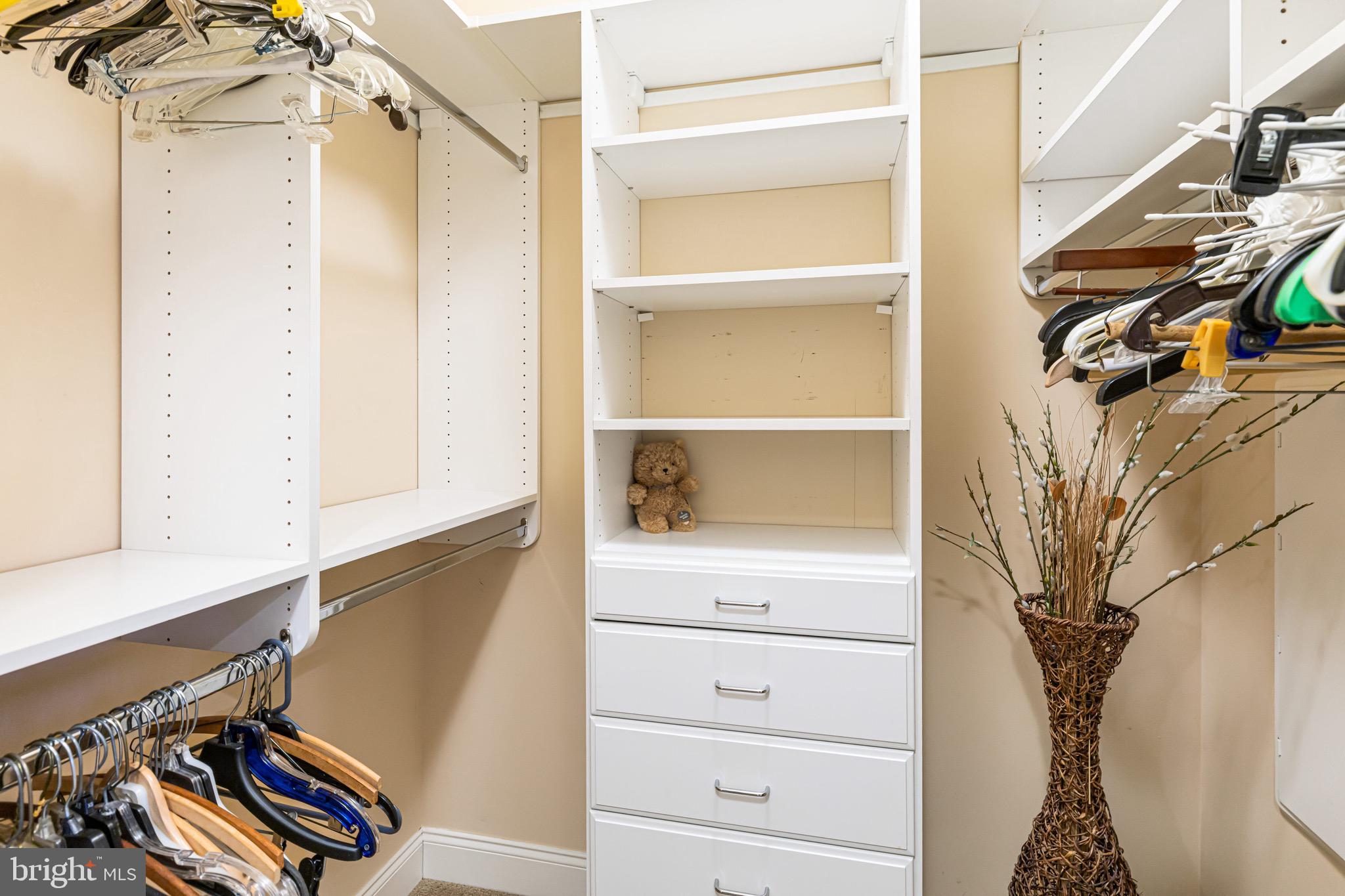 227 Carson Terrace Huntingdon Valley, PA 19006 - Photo 21 of 32 a view of walk in closet with clothes and shoes