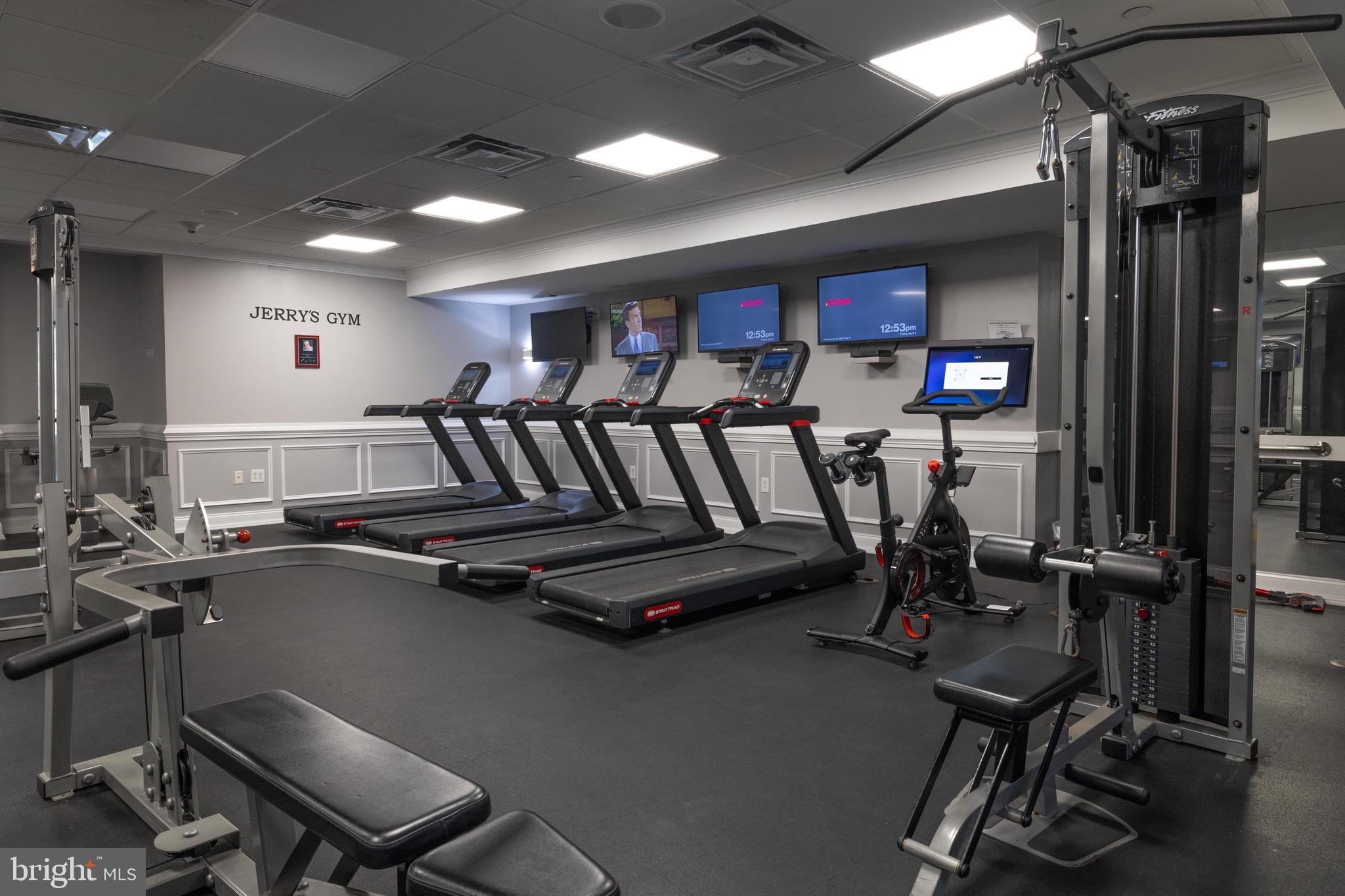 227 Carson Terrace Huntingdon Valley, PA 19006 - Photo 25 of 32 a view of a room with gym equipment