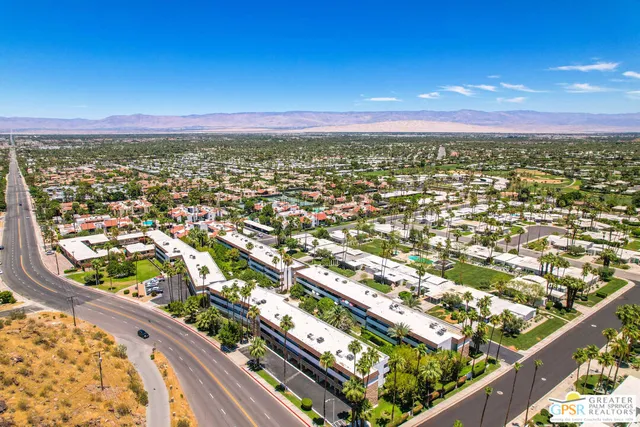 a view of city and mountain