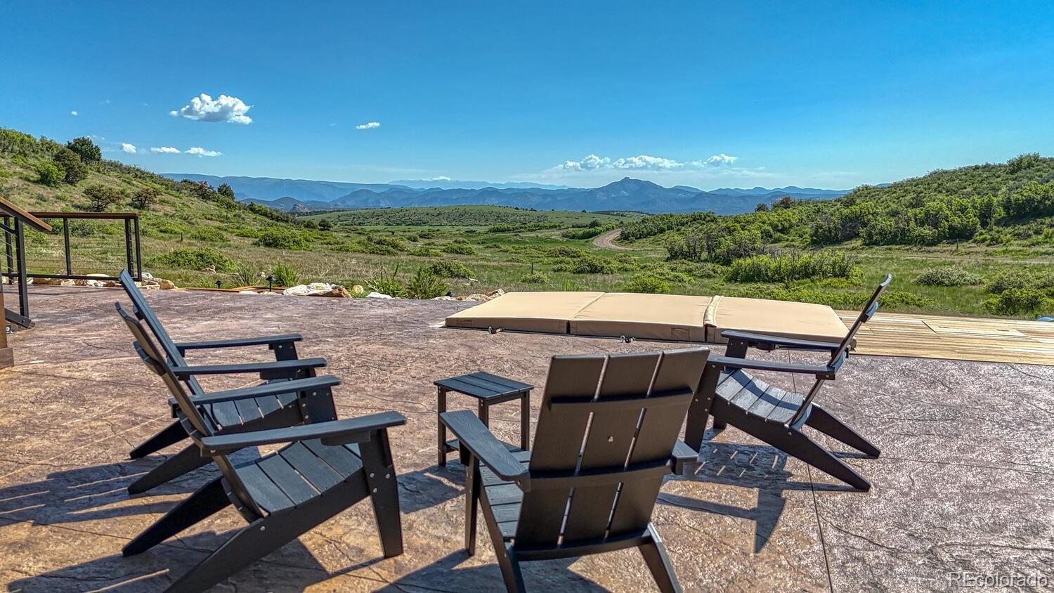 1768 Running Bear Cotopaxi, CO 81223 - Photo 11 of 50 a view of an outdoor sitting area with furniture and city view