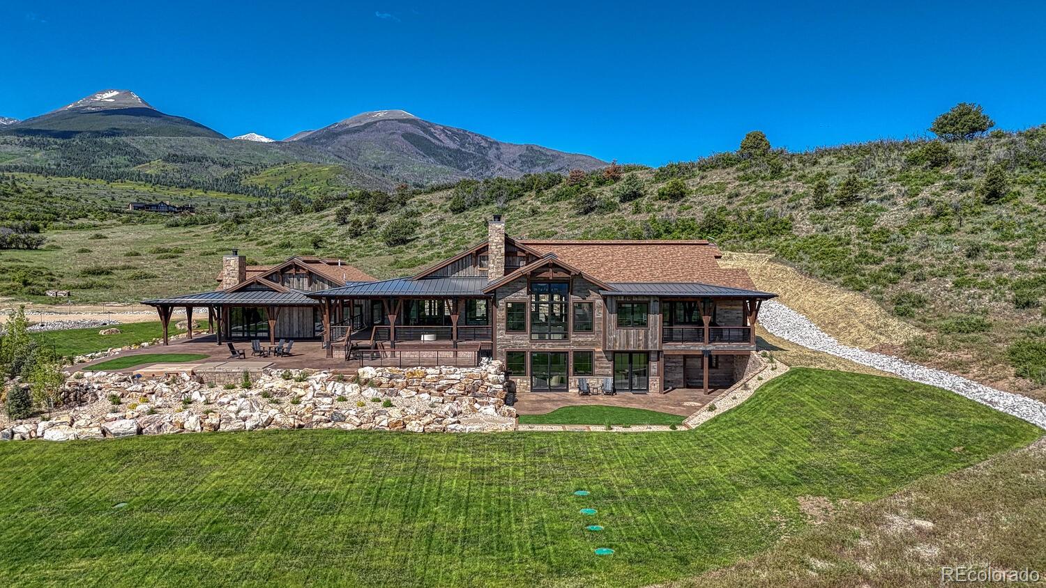 1768 Running Bear Cotopaxi, CO 81223 - Photo 4 of 50 a view of a house with a garden