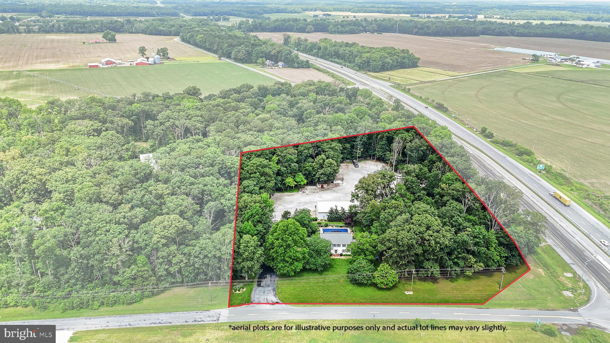 11142 Log Cabin Road Denton, MD 21629 - Photo 35 of 55 a view of a garden from a balcony
