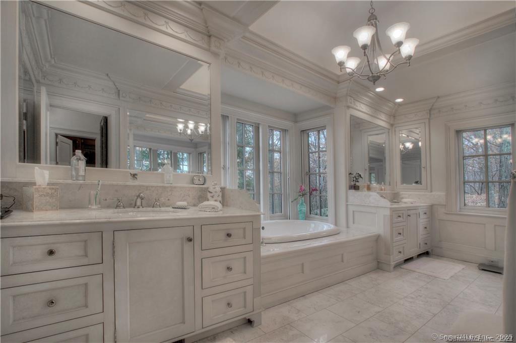 33 Nodine Pasture Road Kent, CT 06757 - Photo 12 of 40 a bathroom with a granite countertop sink mirror and bathtub