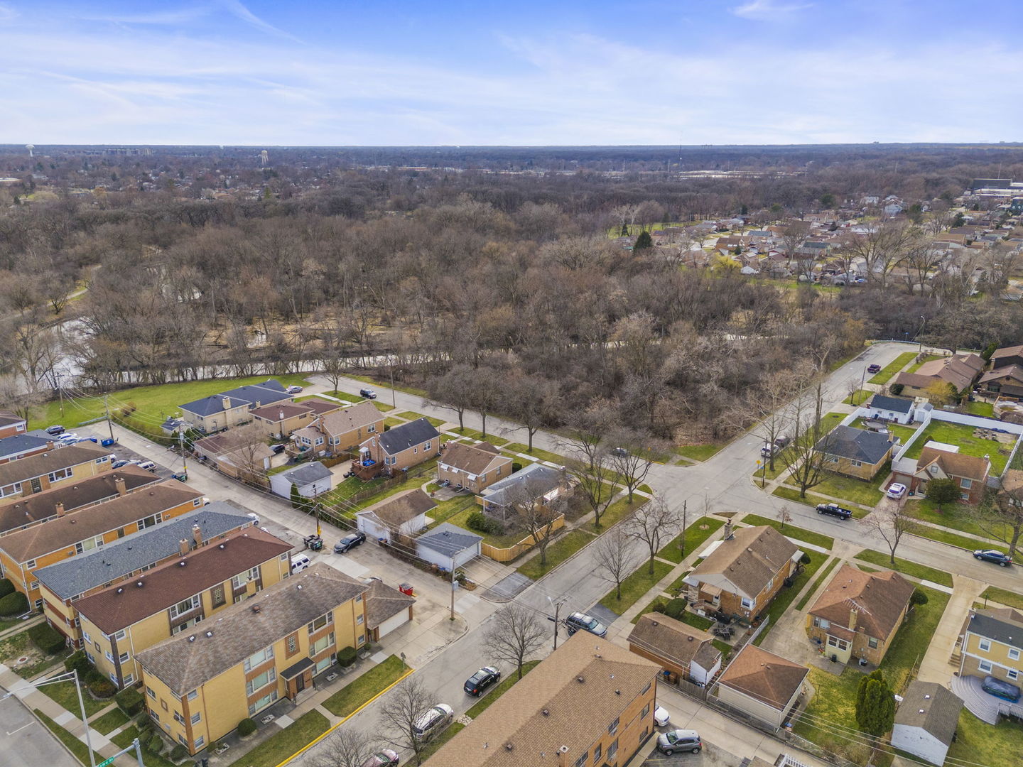 2301 18th Avenue North Riverside, IL 60546 - Photo 27 of 28 an aerial view of a city with lots of residential buildings