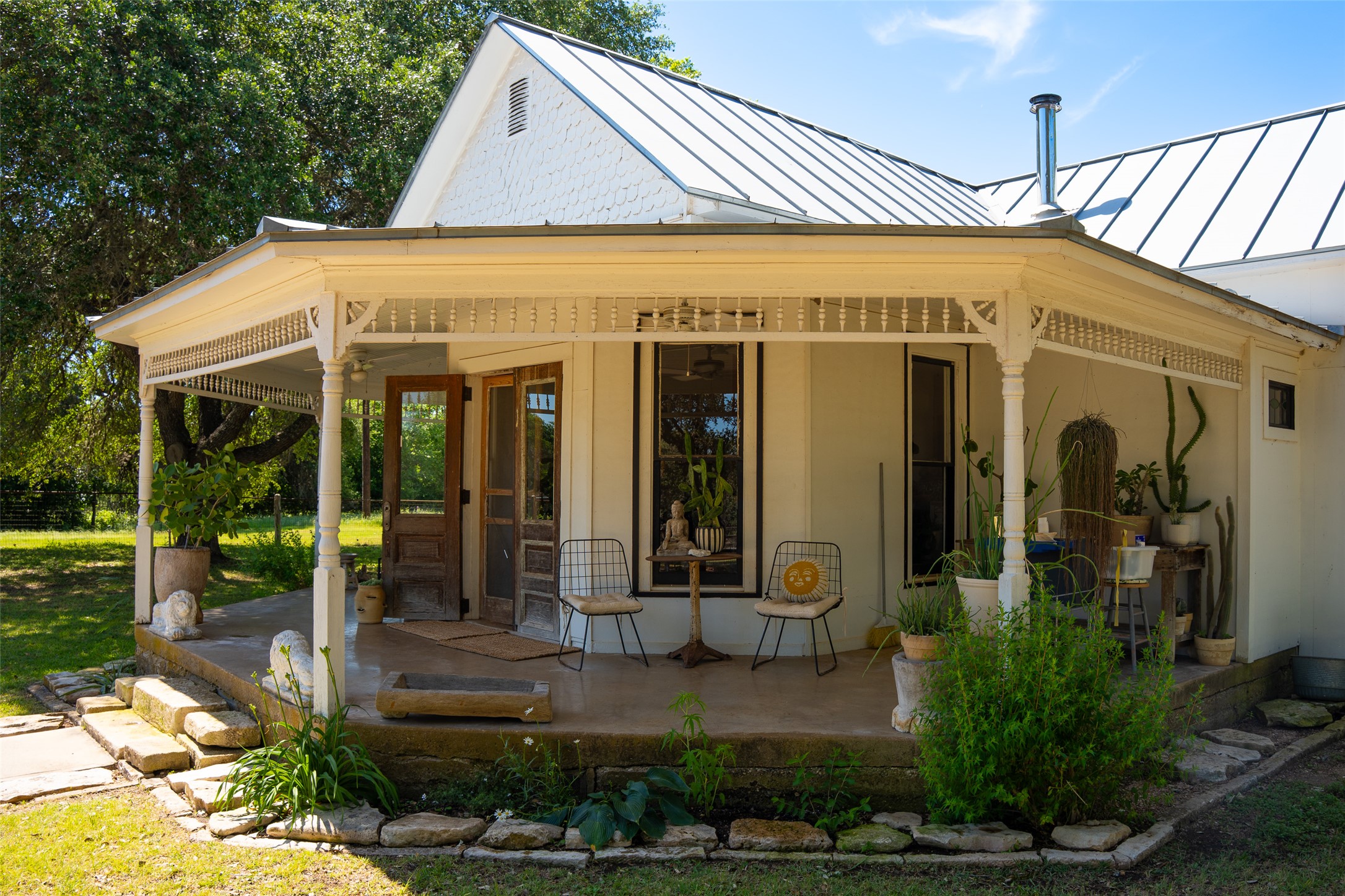 1294 Crabapple Road Blanco, TX 78606 - Photo 1 of 38 inviting entry into this historic residence.