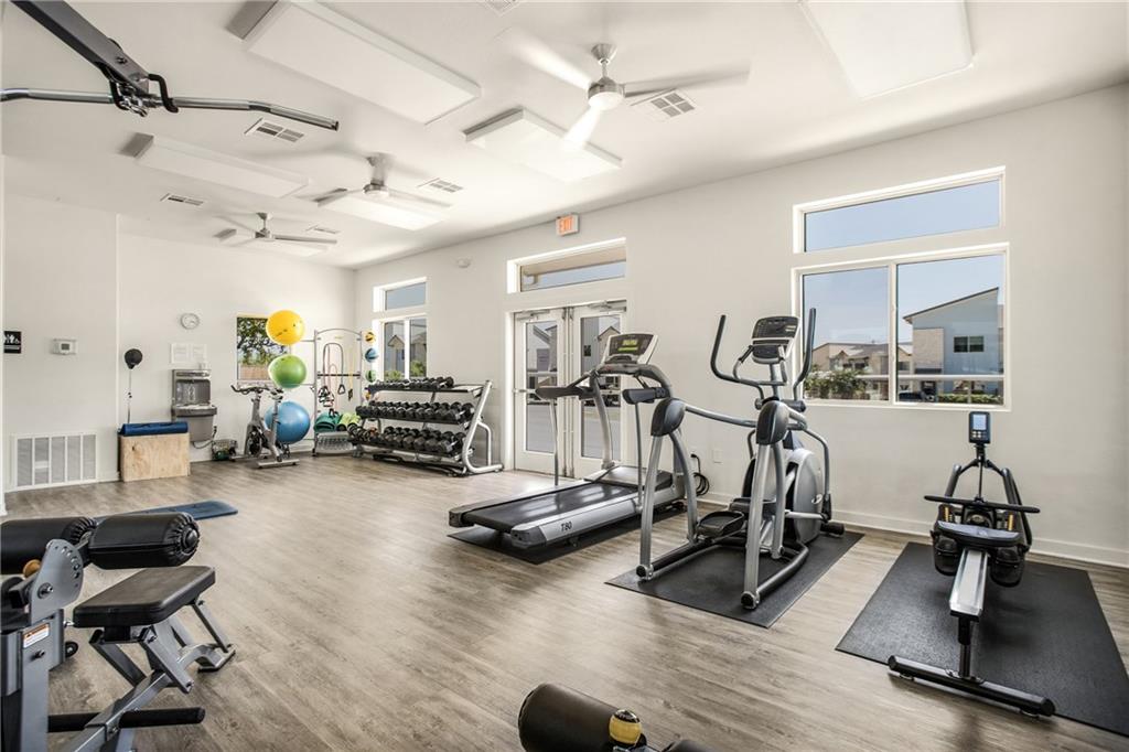 7805 Cooper Lane, Unit 602 Austin, TX 78745 - Photo 24 of 30 a view of a room with gym equipment