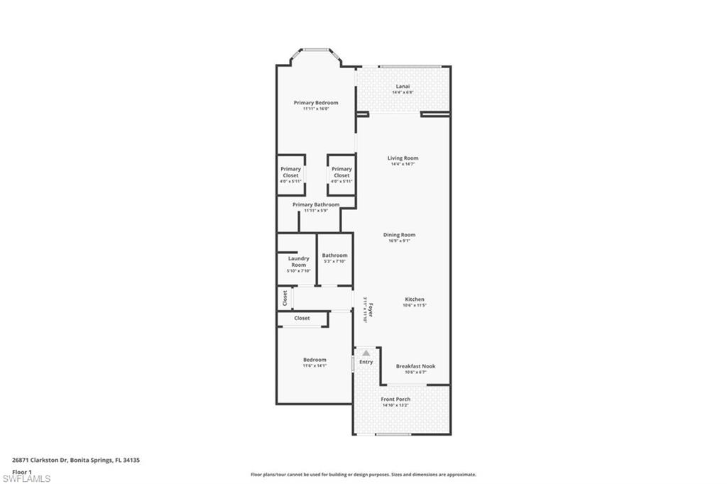 26871 Clarkston Drive, Unit 102 Bonita Springs, FL 34135 - Photo 38 of 50 a picture of a bathroom with a shower and a mirror