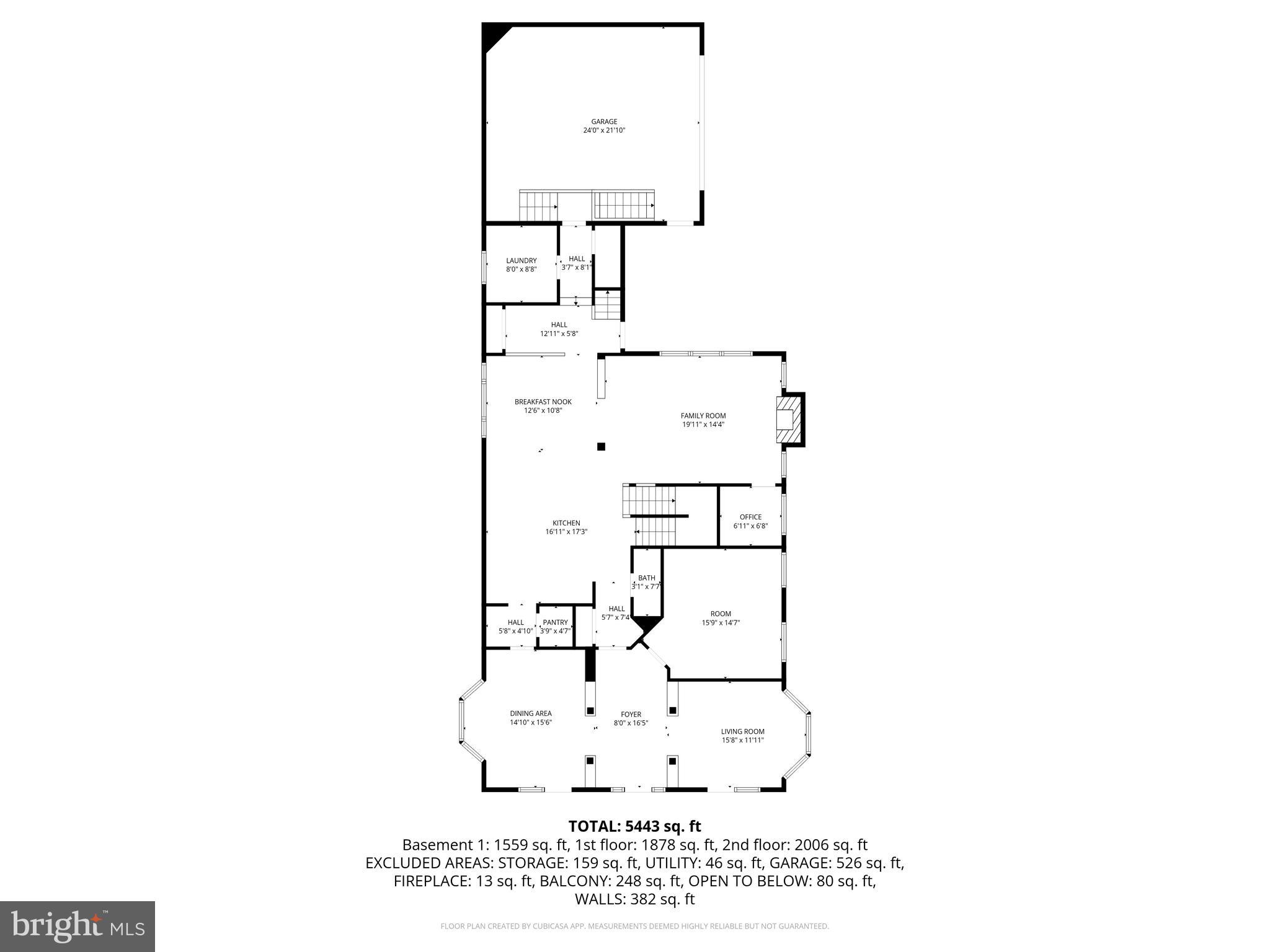 9223 Ox Road Lorton, VA 22079 - Photo 51 of 52 Main Level Floor Plan--Approximate Layout
