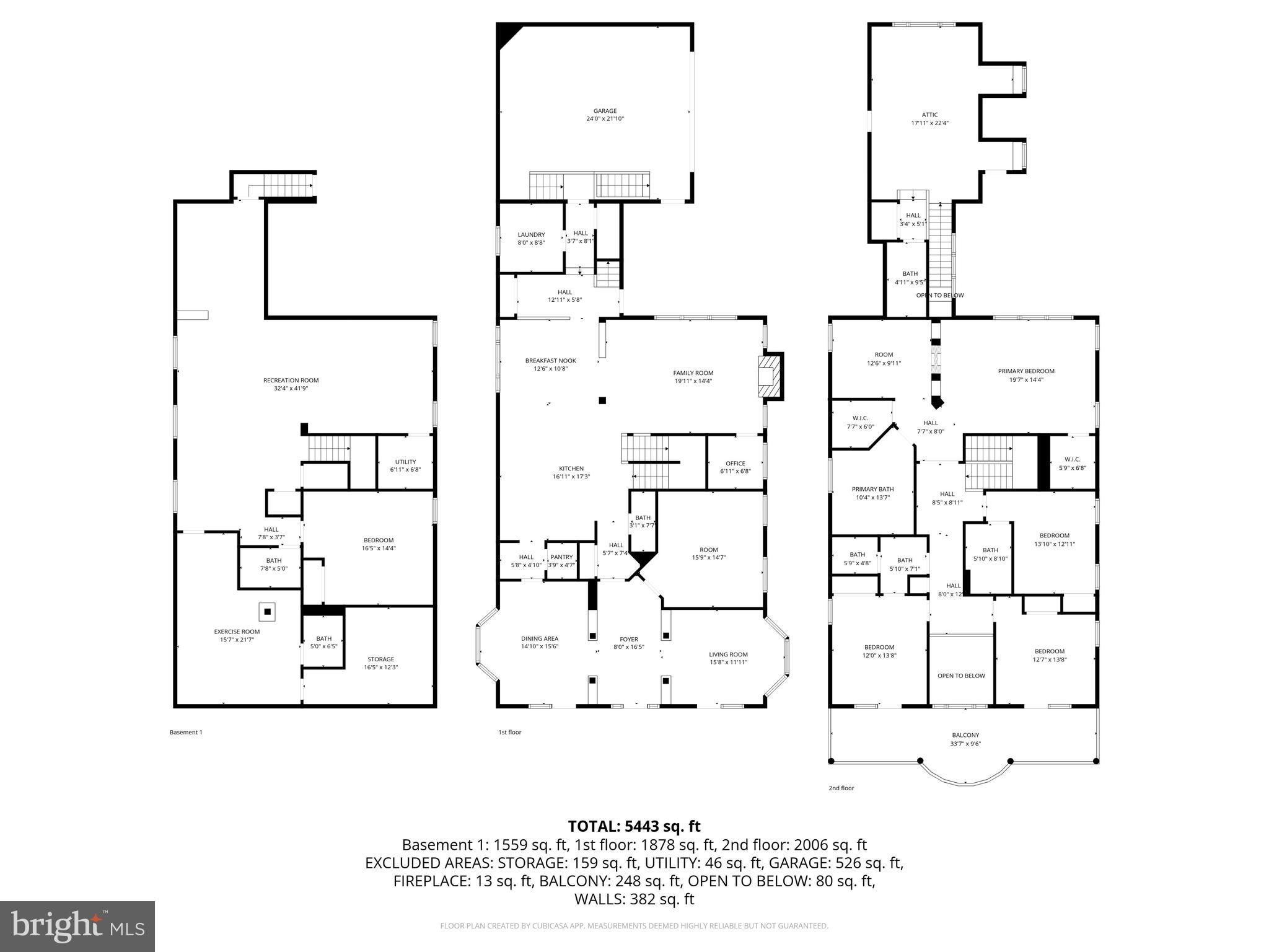 9223 Ox Road Lorton, VA 22079 - Photo 49 of 52 All 3 Levels Approximate Layout