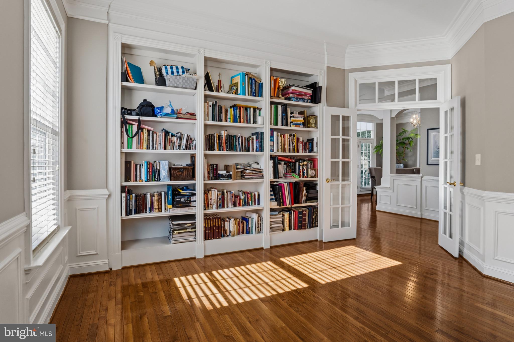 9223 Ox Road Lorton, VA 22079 - Photo 9 of 52 Light filled Office with Built Ins & French Doors