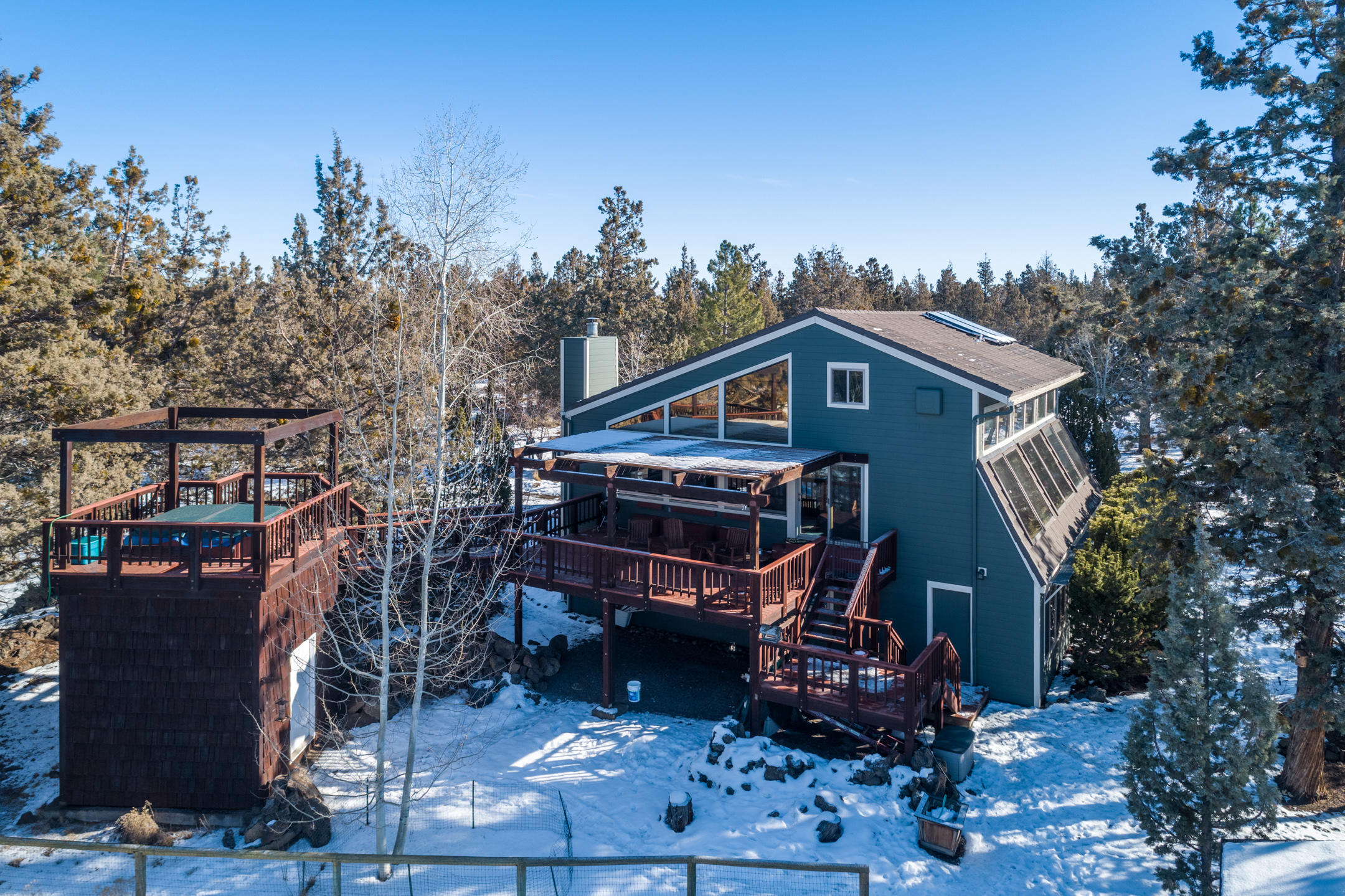 64295 Schibel Road Bend, OR 97703 - Photo 1 of 41 a view of a house with a yard