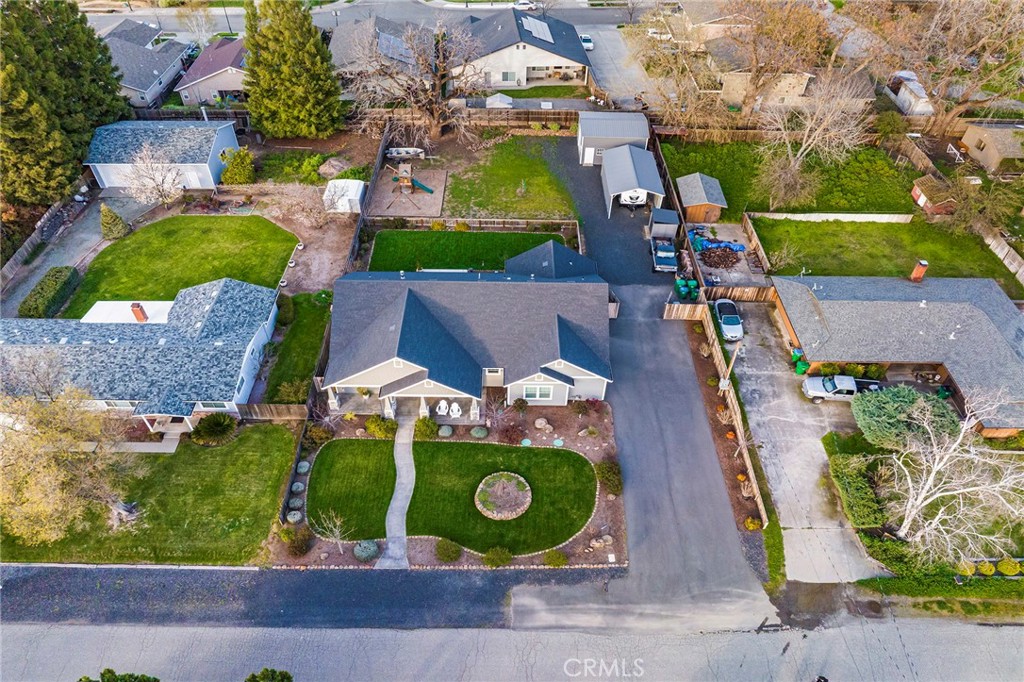 3424 Hackamore Lane Chico, CA 95973 - Photo 61 of 67 an aerial view of a house with yard swimming pool and outdoor seating