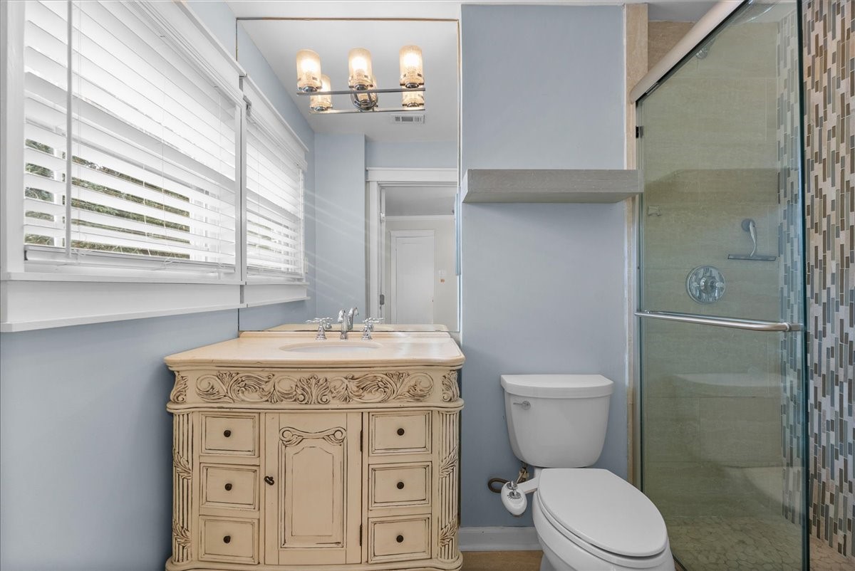 1572 Silverpines Road, Unit 572 Houston, TX 77062 - Photo 18 of 37 The primary bath offer a gorgeous vanity and large walk-in shower--the spa experience is ready for you!