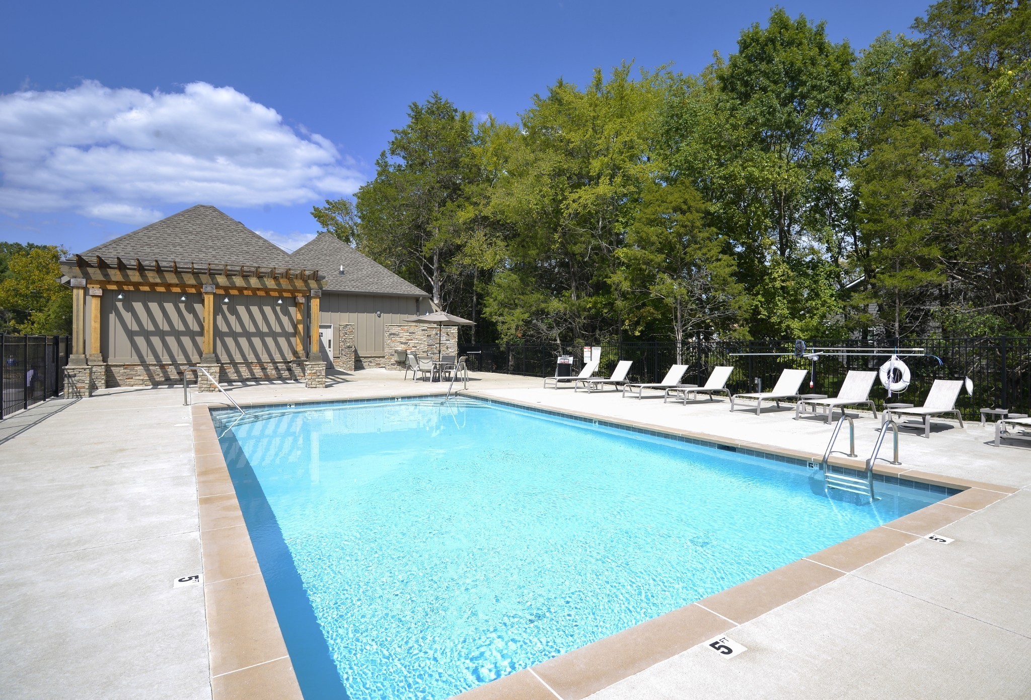 74 Remington Road Lebanon, TN 37090 - Photo 23 of 25 a view of swimming pool with outdoor seating and plants