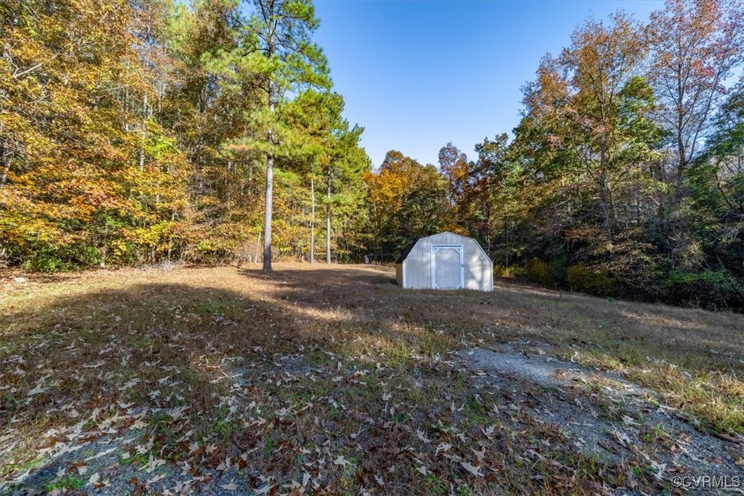 21814 Carson Road Dinwiddie, VA 23841 - Photo 22 of 24 a view of a field with plants and trees
