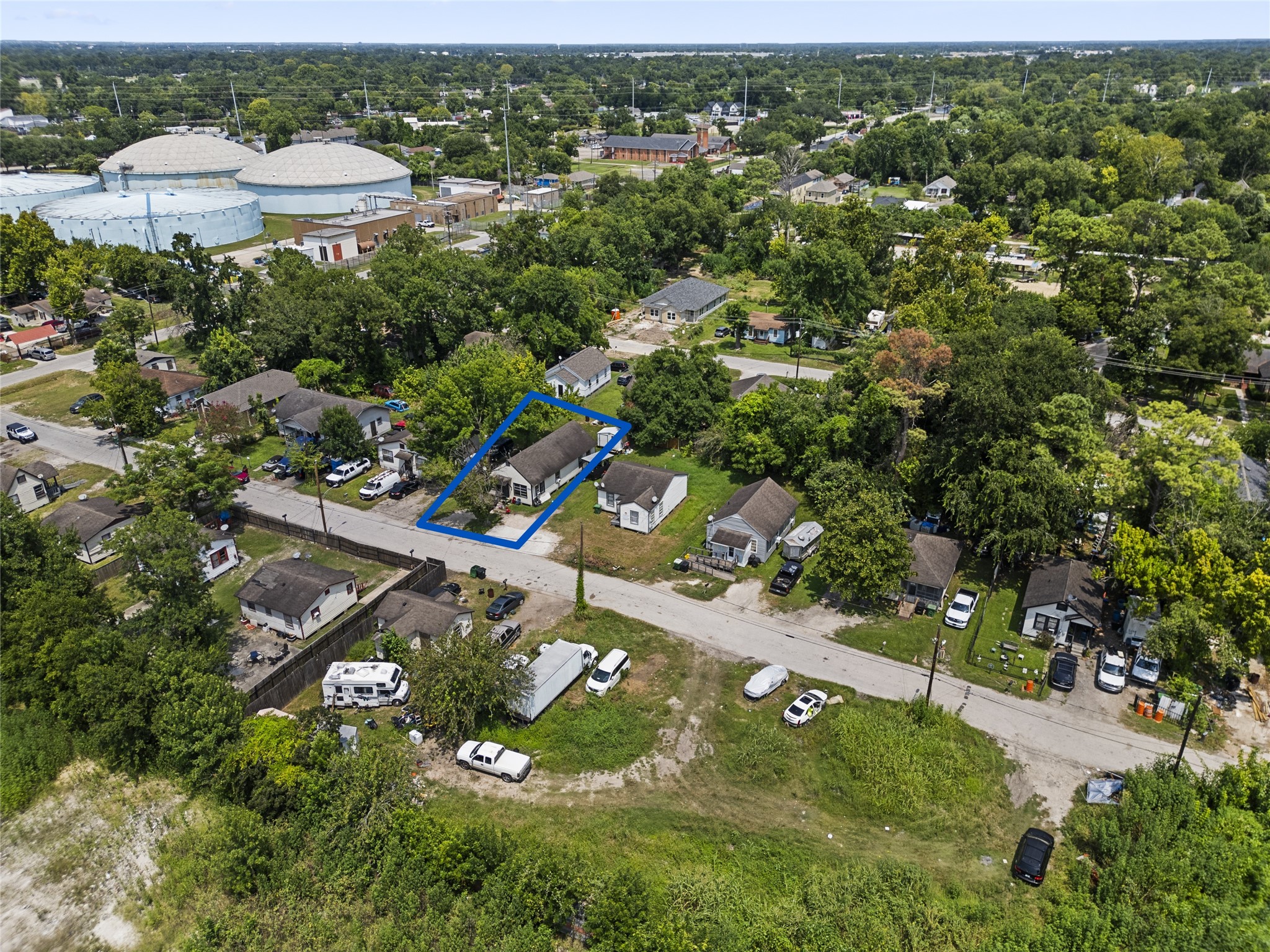 7330 Parkes Street Houston, TX 77088 - Photo 1 of 4 an aerial view of a city