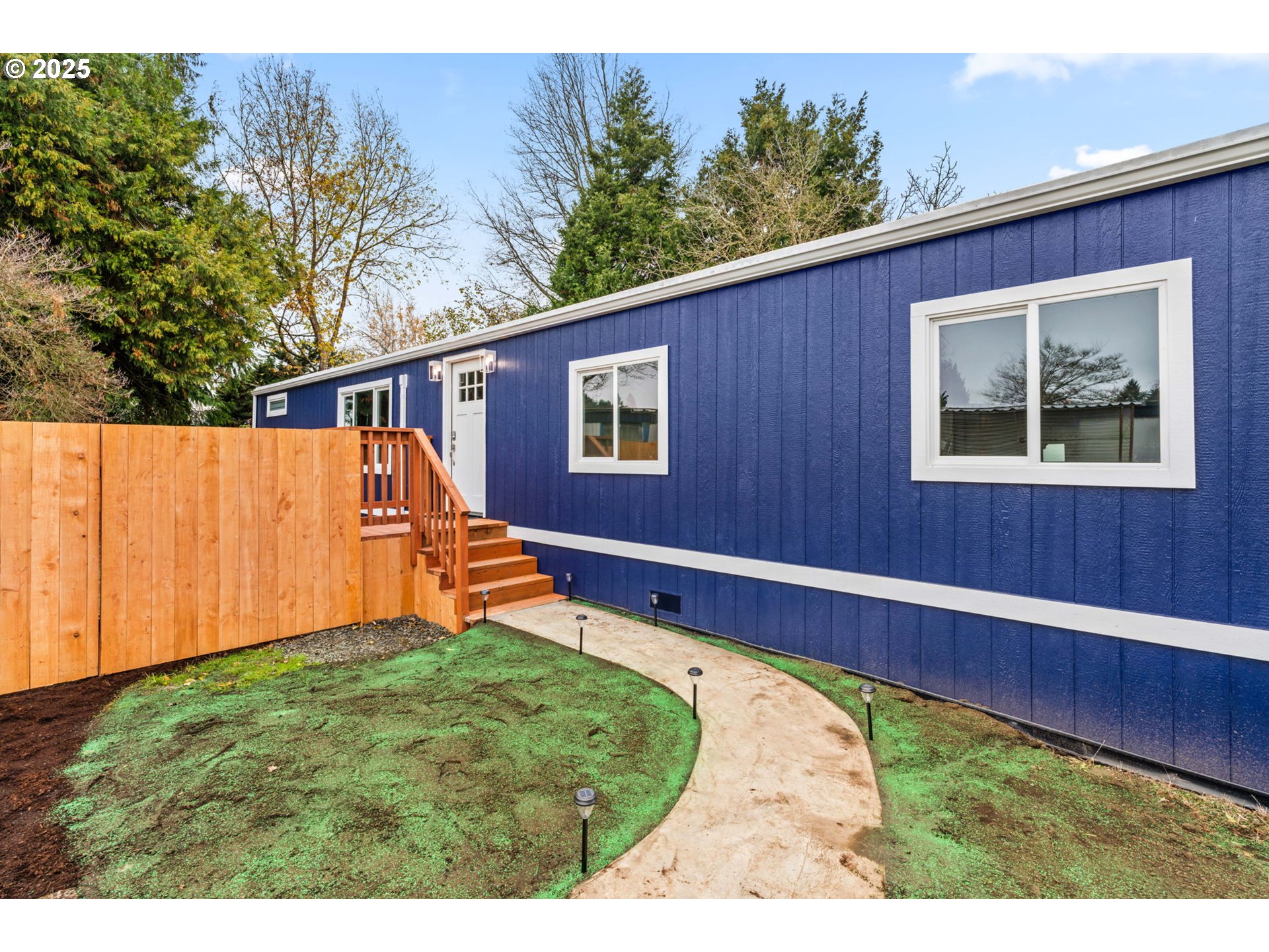 27645 Snyder Road Junction City, OR 97448 - Photo 32 of 41 a view of a backyard with a garden