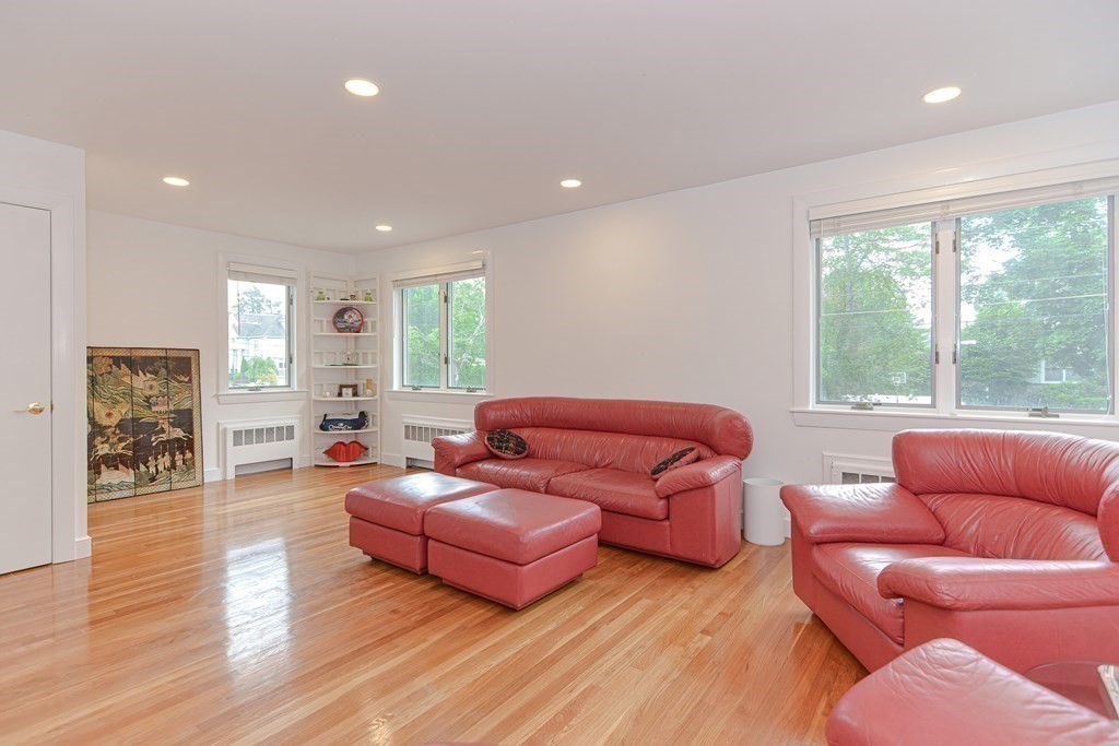 14 Columbine Road Newton, MA 02459 - Photo 11 of 36 a living room with furniture and wooden floor
