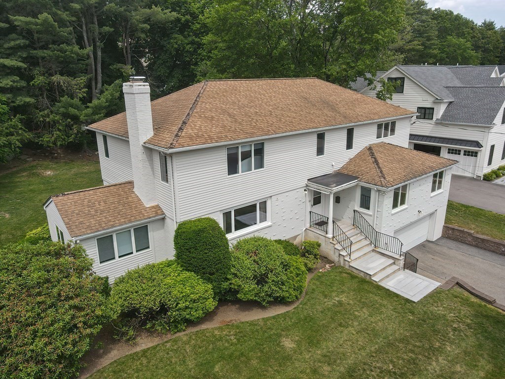 14 Columbine Road Newton, MA 02459 - Photo 34 of 36 a aerial view of a house