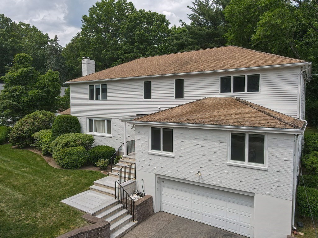 14 Columbine Road Newton, MA 02459 - Photo 35 of 36 a aerial view of a house