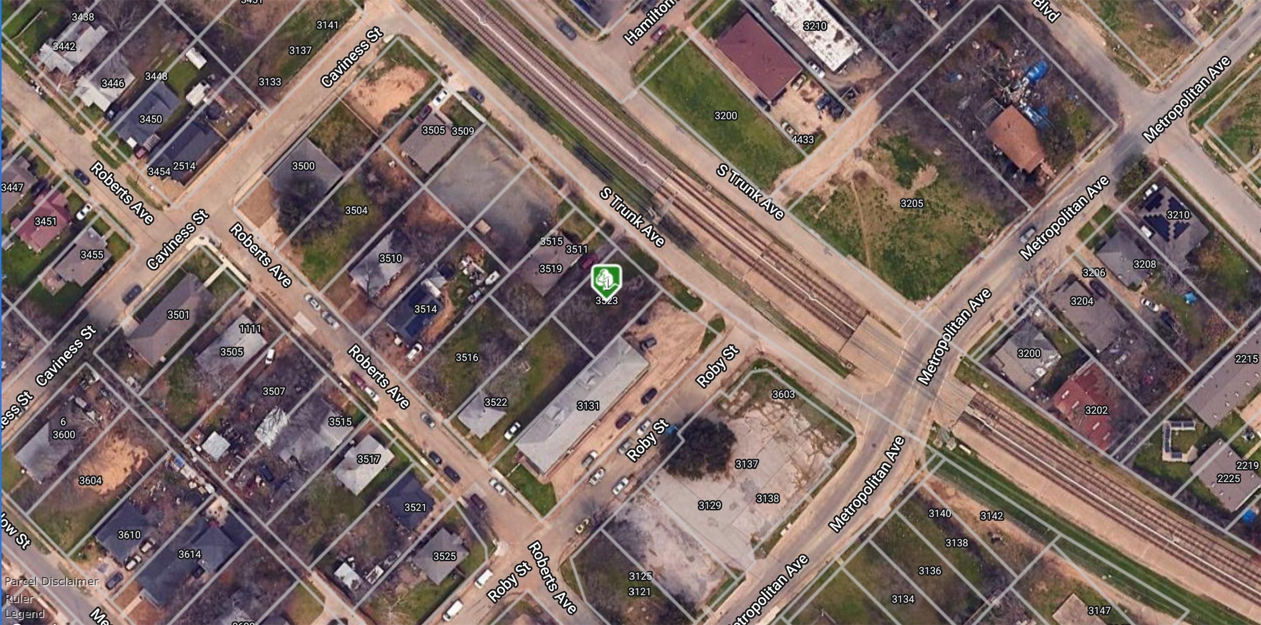 3523 South Trunk Avenue Dallas, TX 75215 - Photo 1 of 1 an aerial view of a building